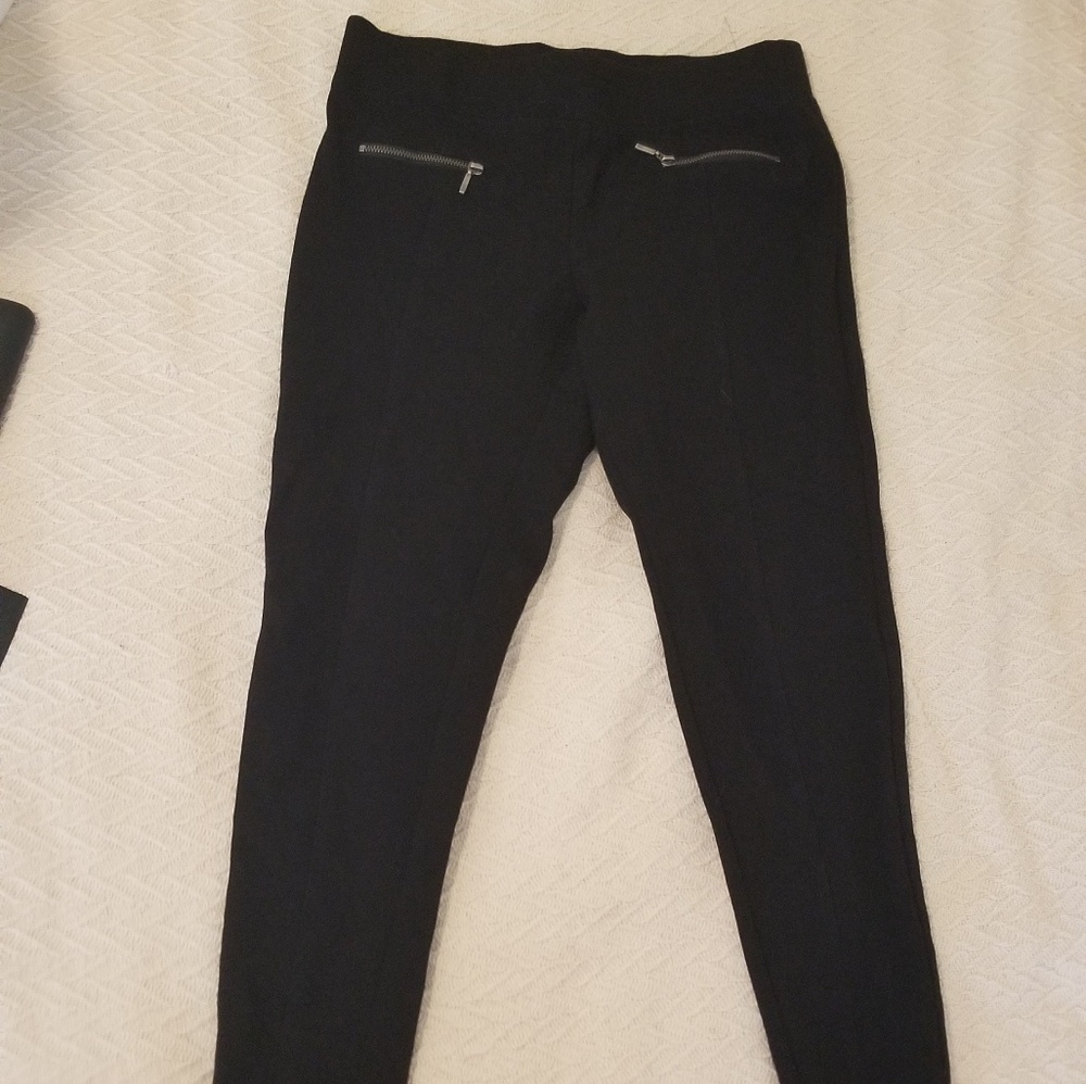 Black Ankle Length Yoga Pants